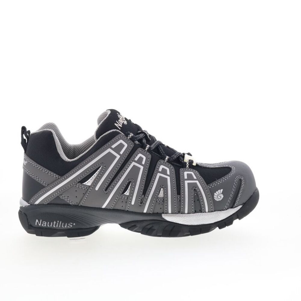 Nautilus Mens Oxford Composite Toe SD10 Gray Shoes (NWT)